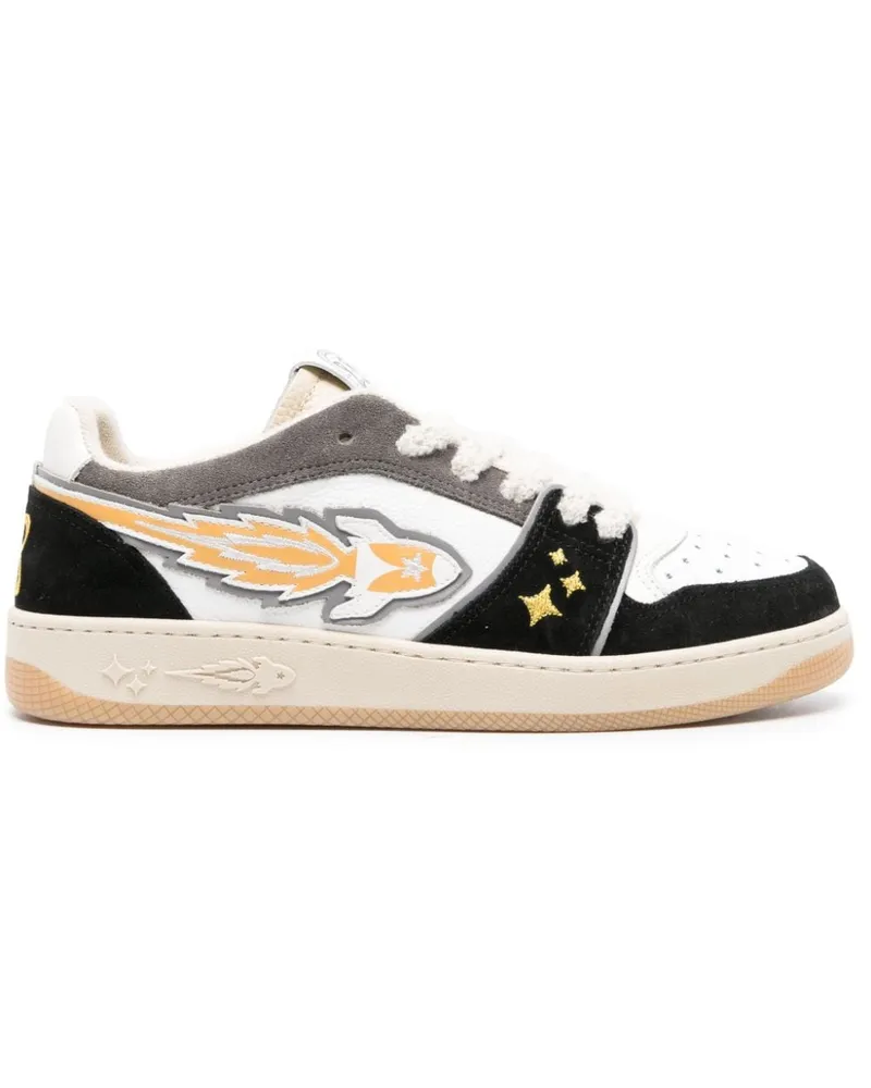 ENTERPRISE JAPAN Rocket Sneakers mit Kontrasteinsätzen Weiß