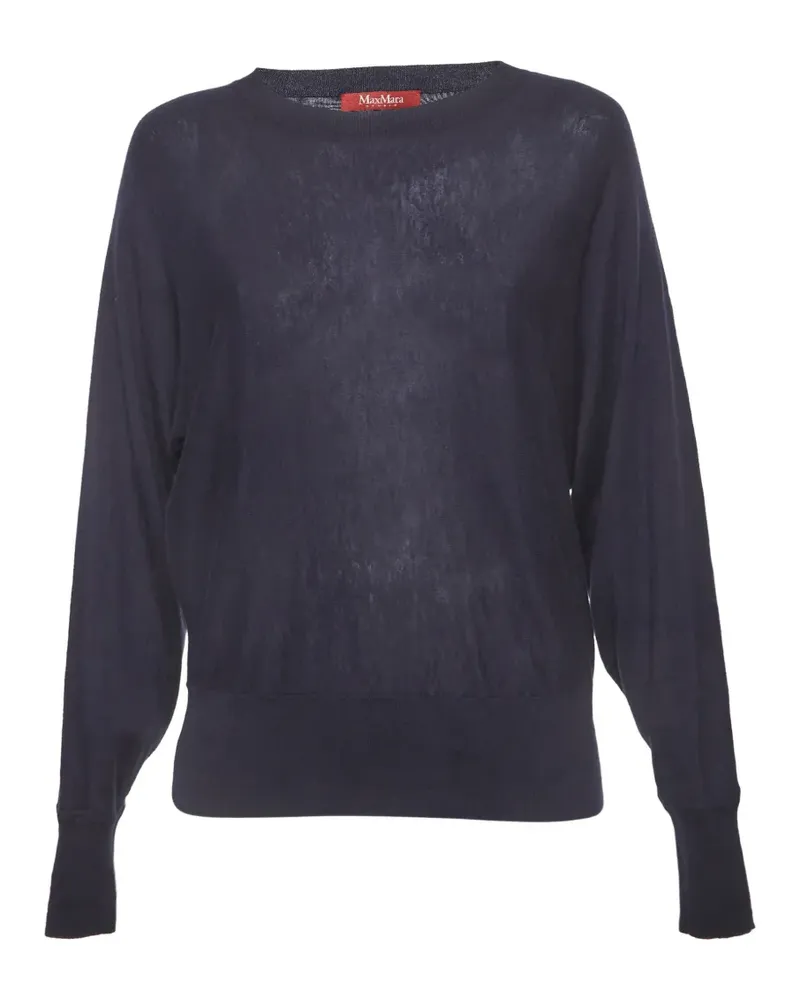 Max Mara crew-neck sweater - Blau Blau