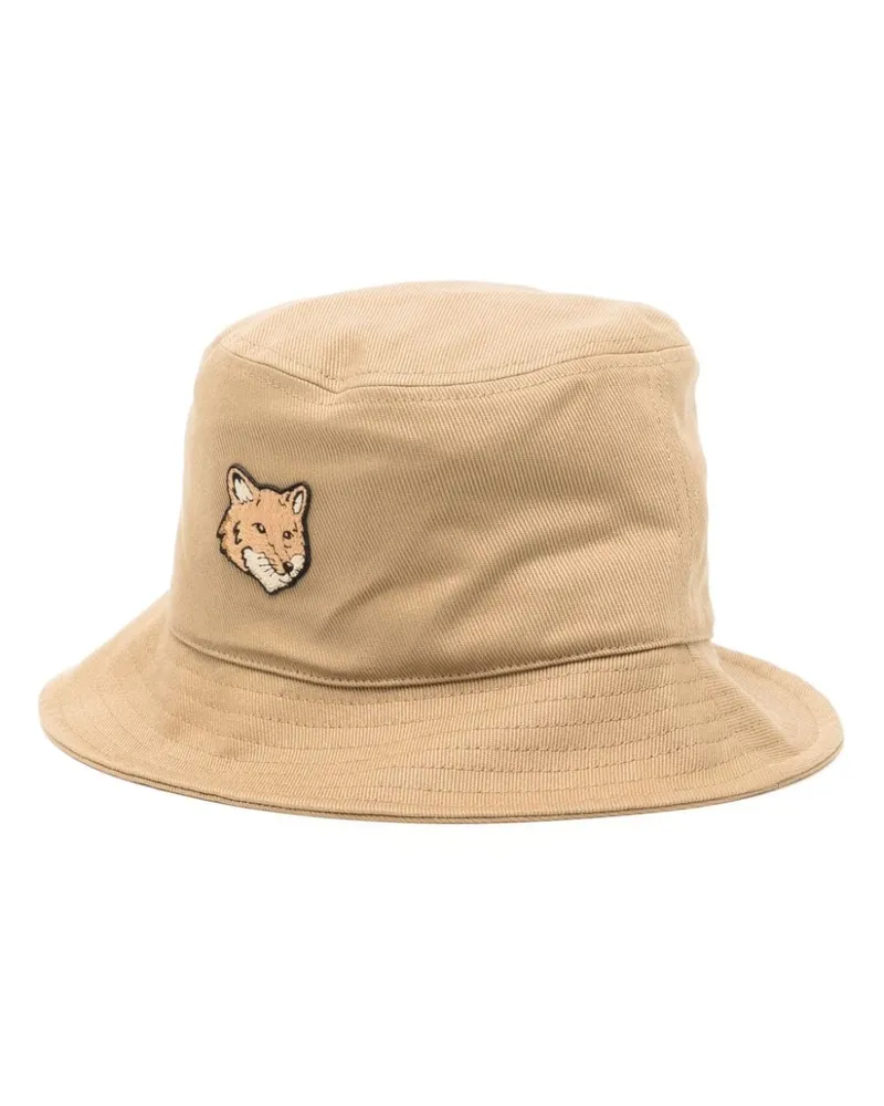 Kitsuné Bold Fox Head Fischerhut - Braun Braun