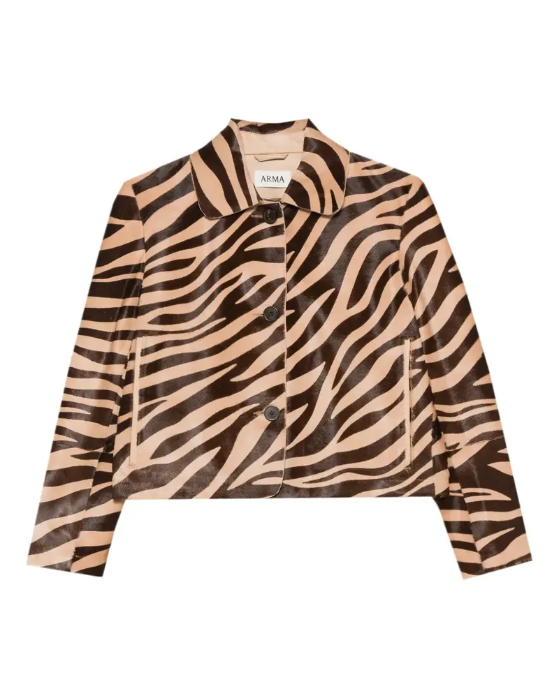 Arma Emy zebra jacket - Nude Nude