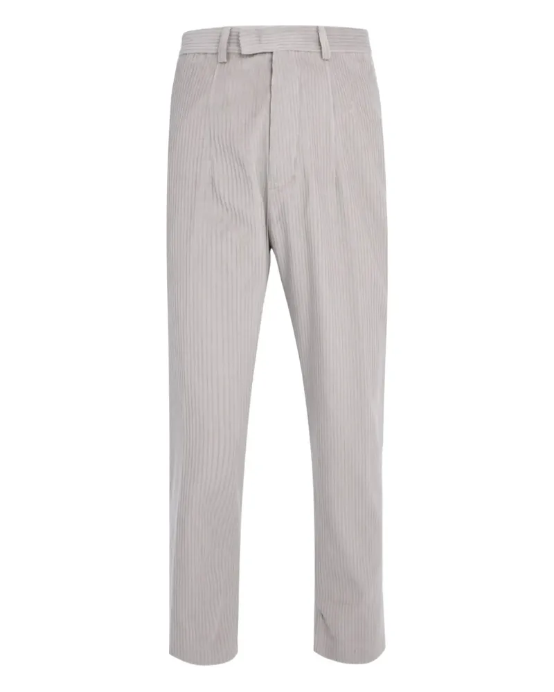 Gaëlle Bonheur Cordhose mit Falten - Grau Grau