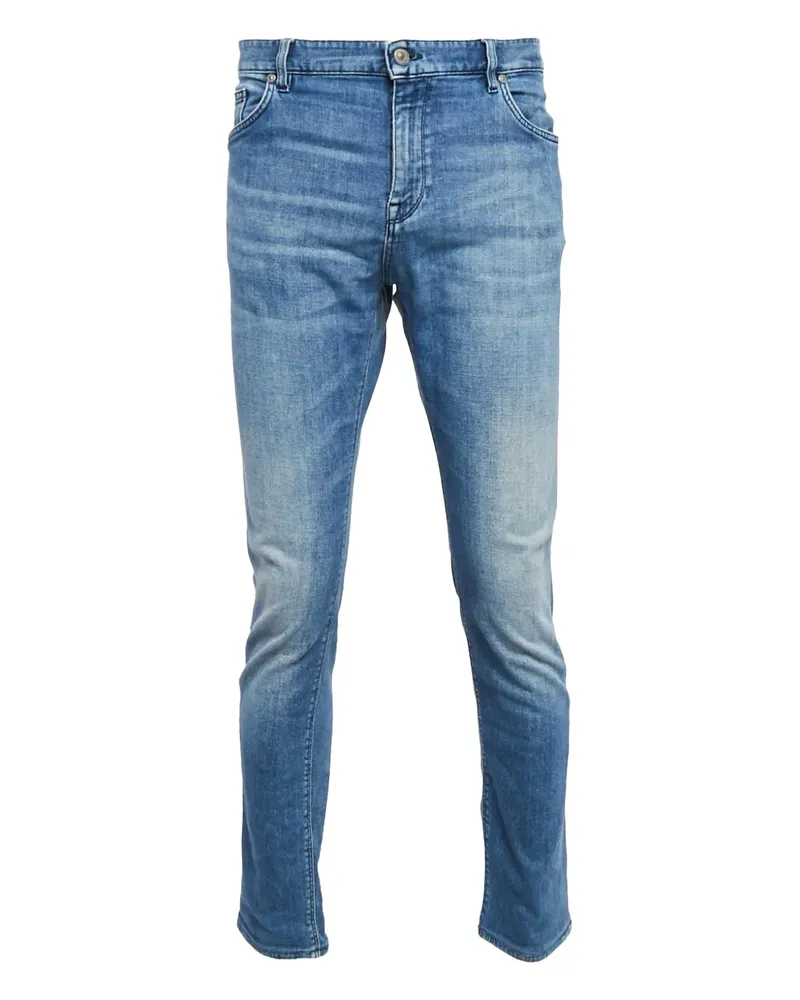 HUGO BOSS Pre-owned Jeans mit Logo-Patch - Blau Blau