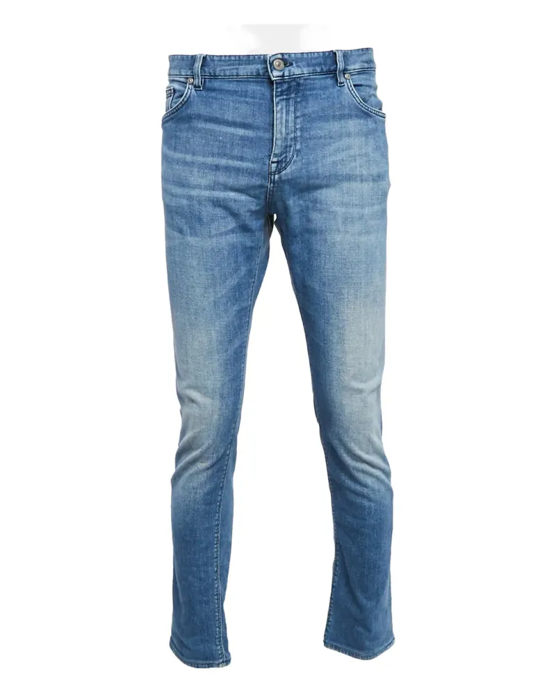 HUGO BOSS Pre-owned Jeans mit Logo-Patch - Blau Blau