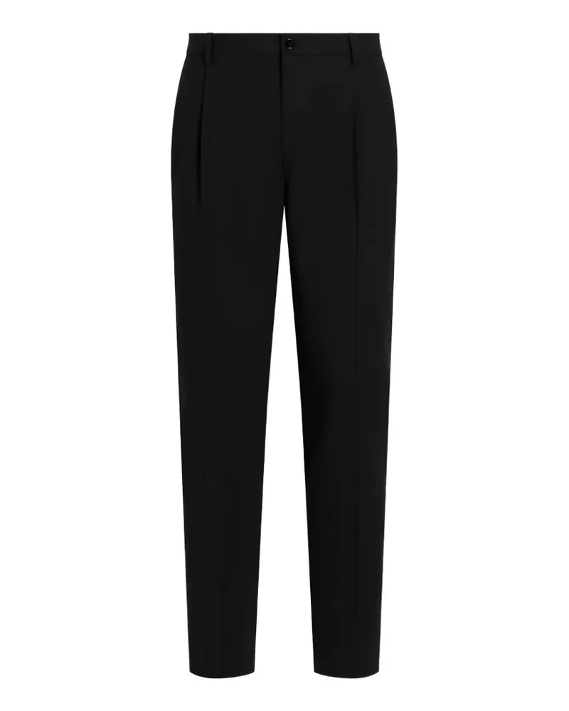 Dolce & Gabbana pleated tailored trousers - Schwarz Schwarz