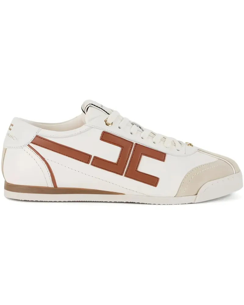 Elisabetta Franchi Sneakers mit Logo - Weiß Weiß
