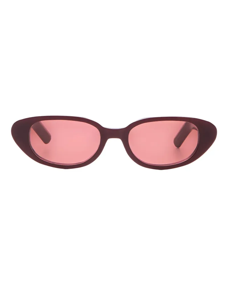 RETROSUPERFUTURE Vega Sonnenbrille mit ovalem Gestell - Rot Rot