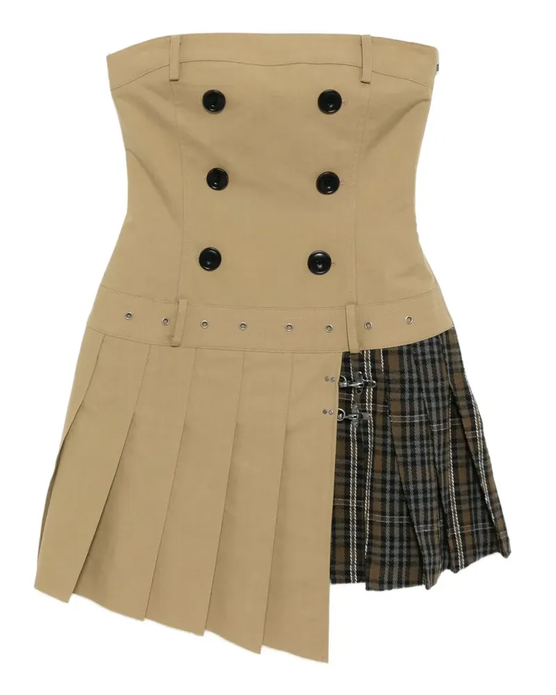 Andersson Bell Trenchkleid mit Falten - Grün Grün