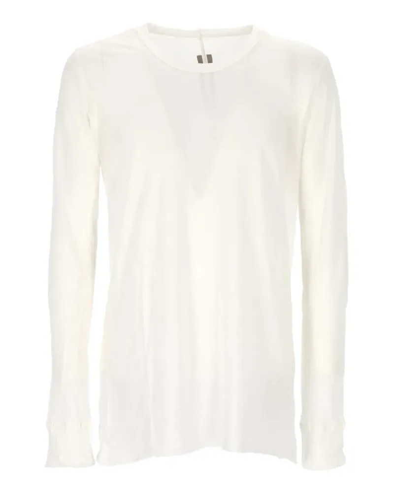 Rick Owens Basic LS T-Shirt - Weiß Weiß