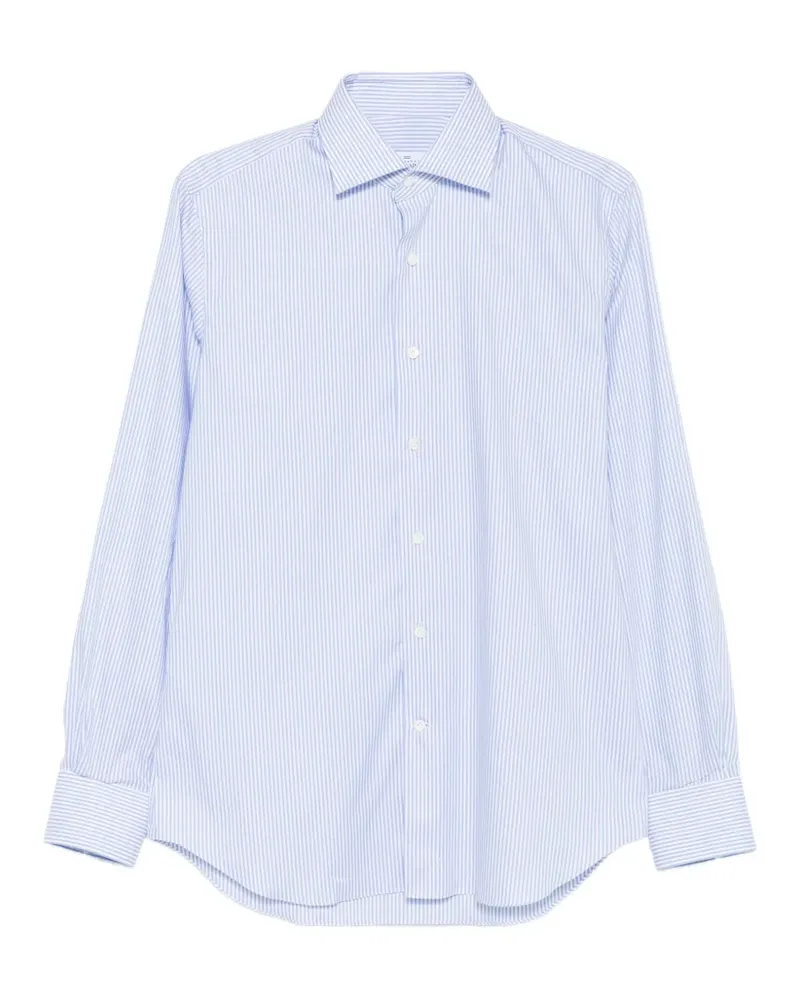Alessandro Gherardi striped buttoned shirt - Blau Blau