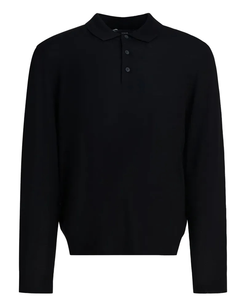 Vince buttoned polo shirt - Schwarz Schwarz