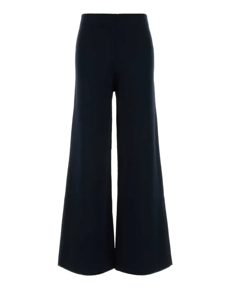 Max Mara Strillo Hose mit weitem Bein - Blau Blau
