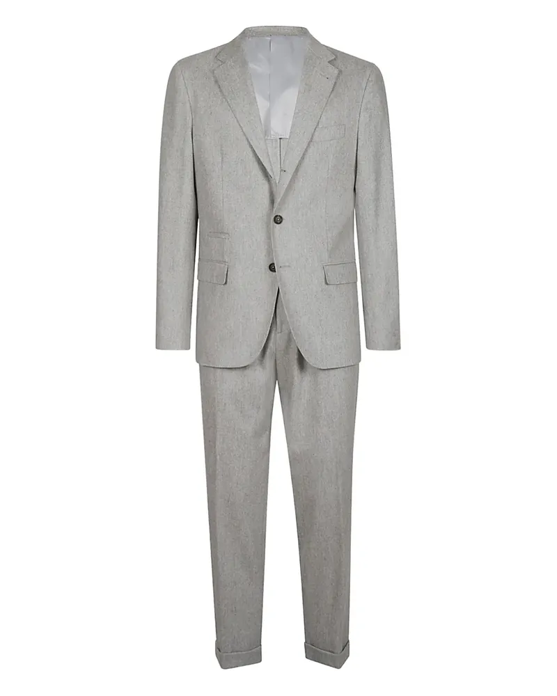 Eleventy Geknöpfter Anzug - Grau Grau