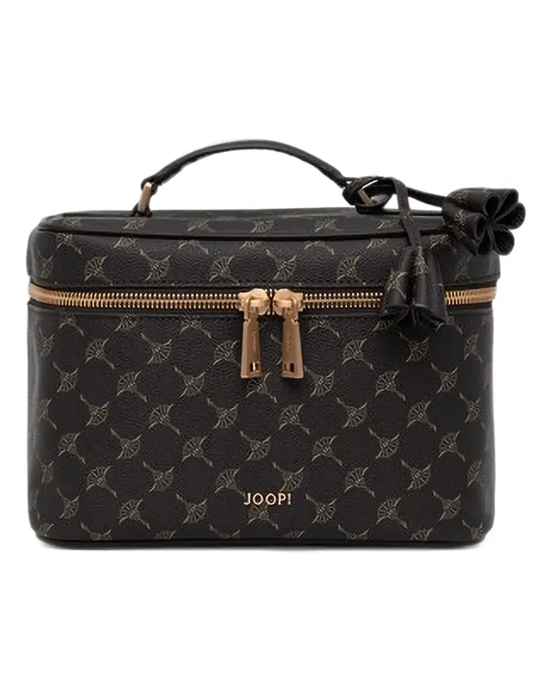JOOP! Cortina Flora cornflower-print make up bag - Braun Braun