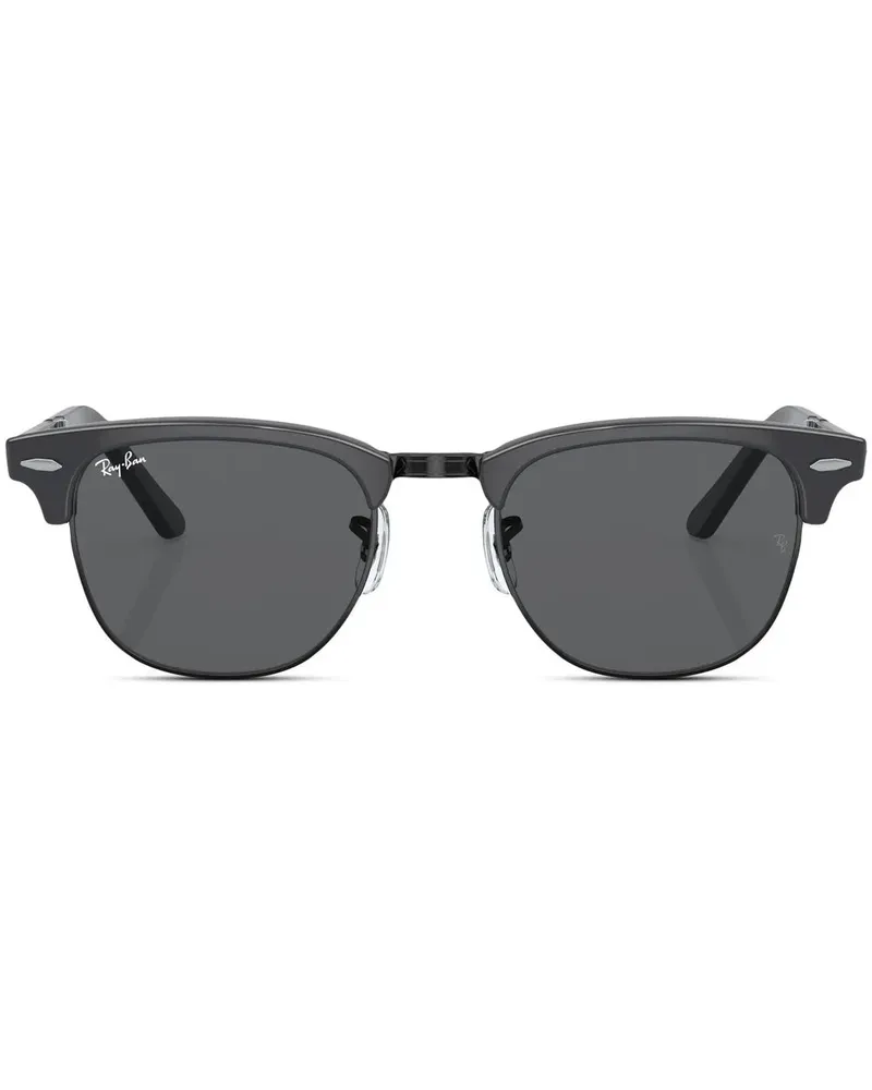 Ray Ban Faltbare Clubmaster Sonnenbrille - Grau Grau