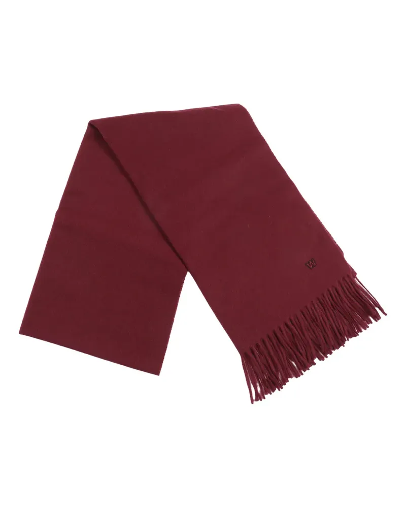Max Mara SCOGLIO fringed scarf - Rot Rot