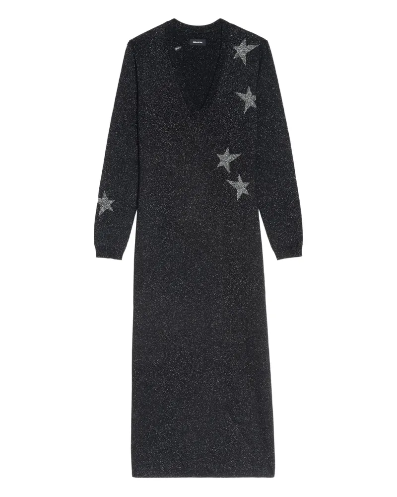 Zadig & Voltaire Star Stellly We Stars Kleid - Schwarz Schwarz