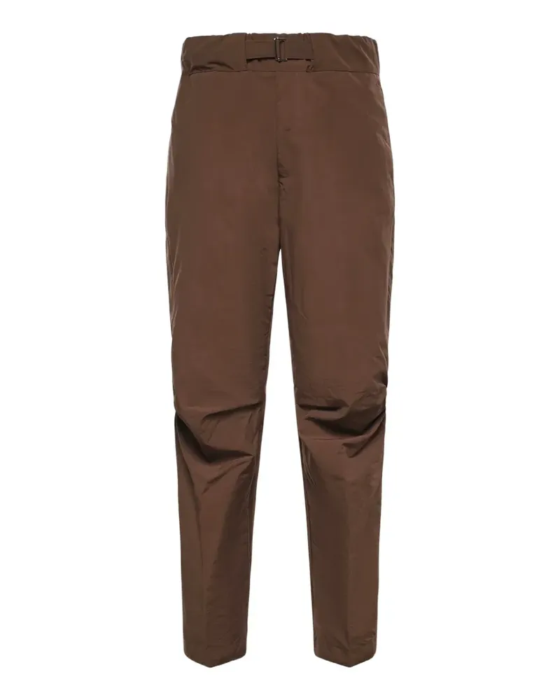 Giuliano Galiano Straight-Leg-Hose mit Gürtel - Braun Braun