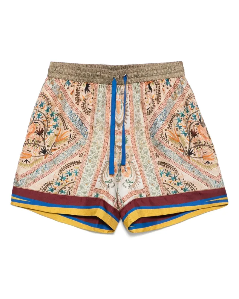 Pierre-Louis Mascia Shorts aus Seide - Nude Nude
