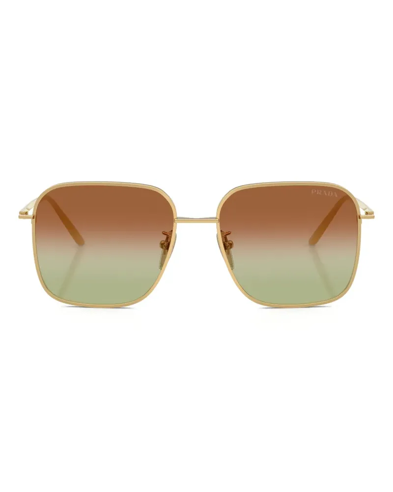 Prada square-frame sunglasses - Gold Gold