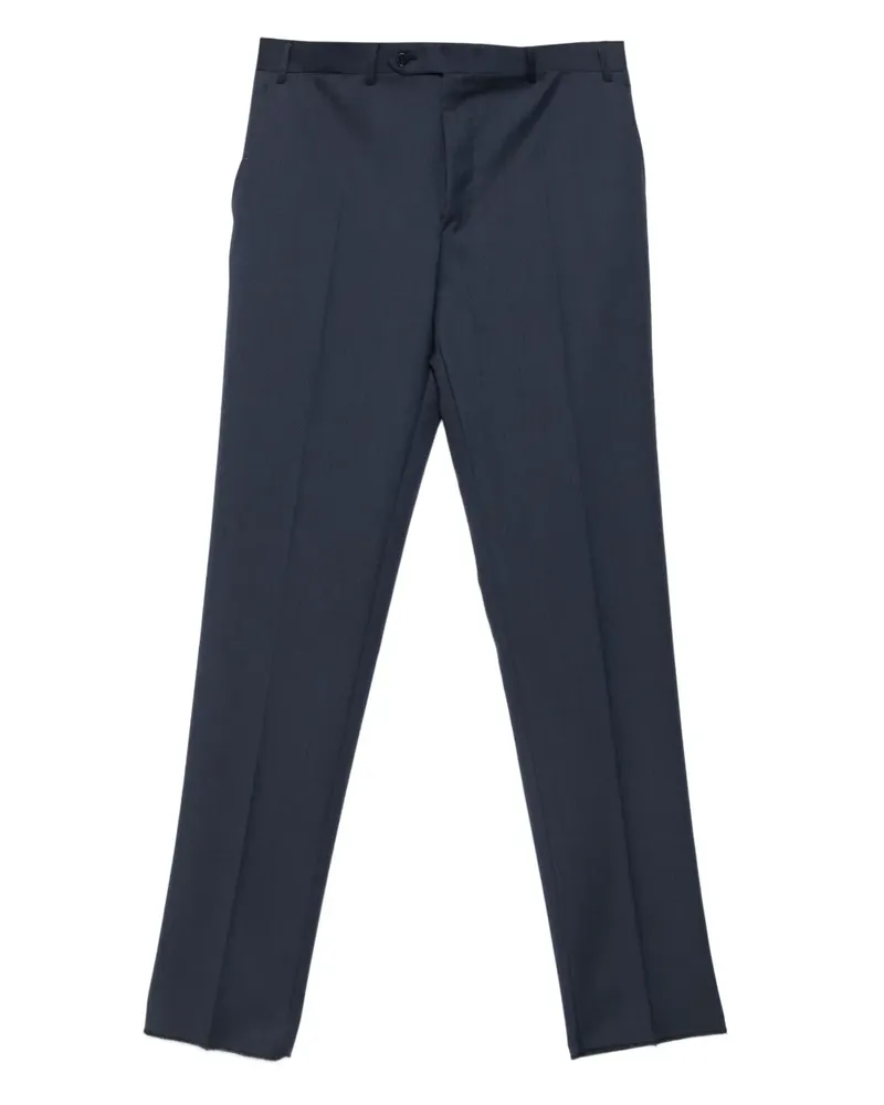 Canali Klassische Hose - Blau Blau
