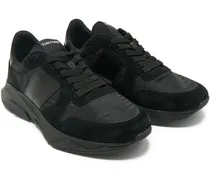 Sneakers aus Leder - Schwarz