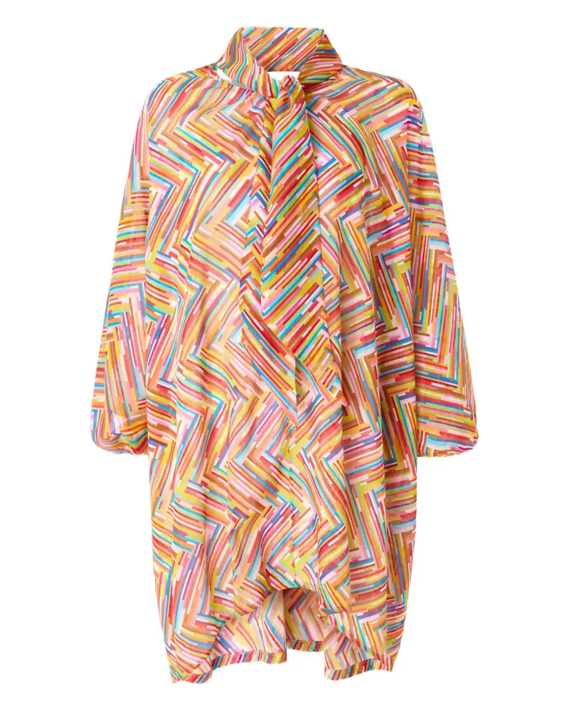 Missoni Kleid mit Zickzackmuster - Orange Orange