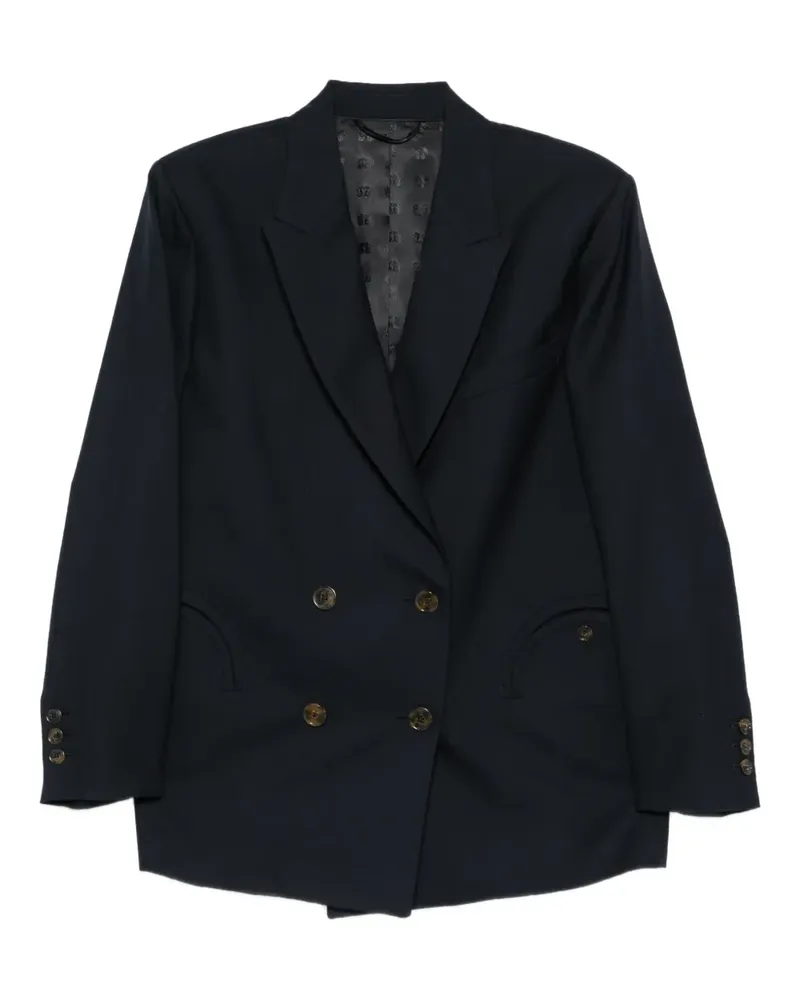 Blazé Milano Doppelreihiges Sakko - Blau Blau