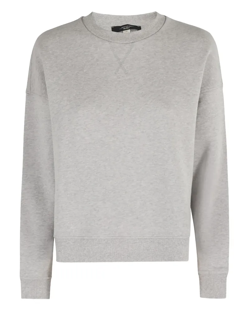 Max Mara Sweatshirt mit Rundhalsausschnitt - Grau Grau
