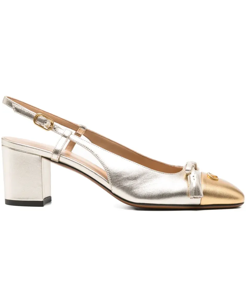 Valentino Garavani Pumps mit VLogo-Absatz 60mm - Gold Gold