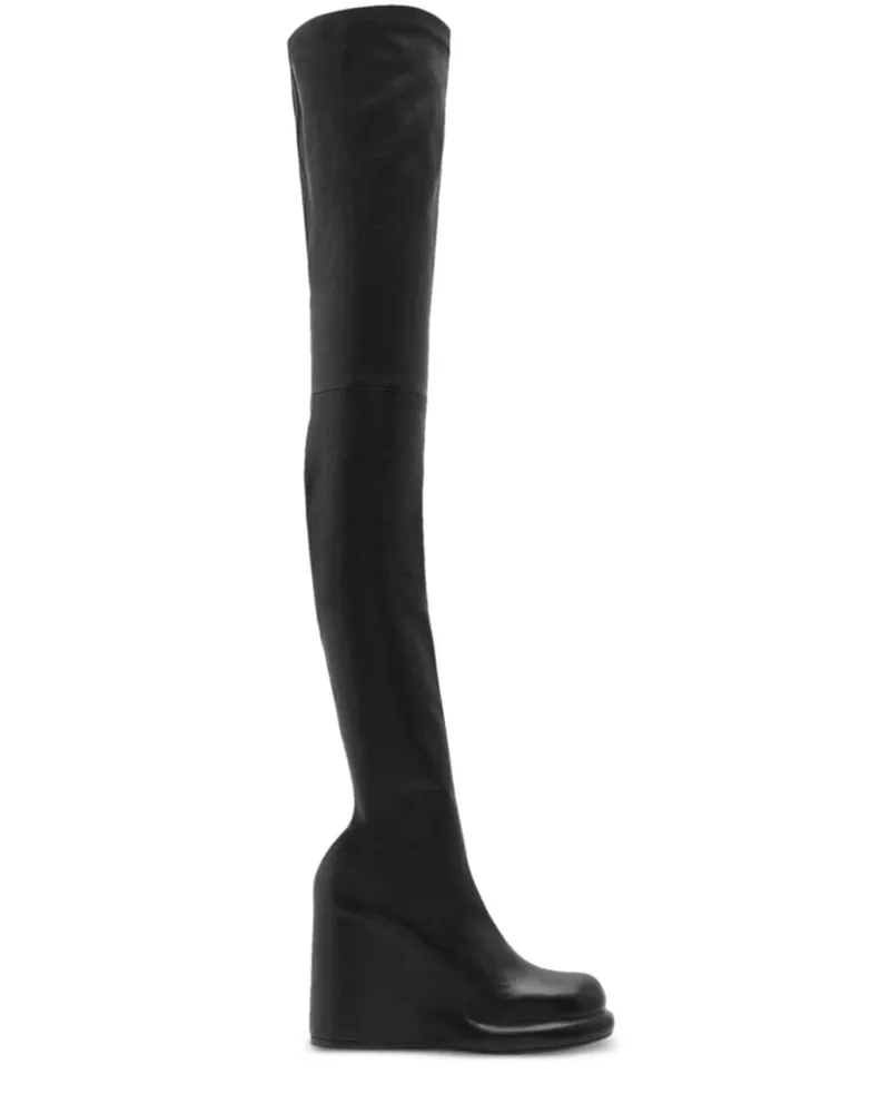 Burberry Hohe Stiefel - Schwarz Schwarz