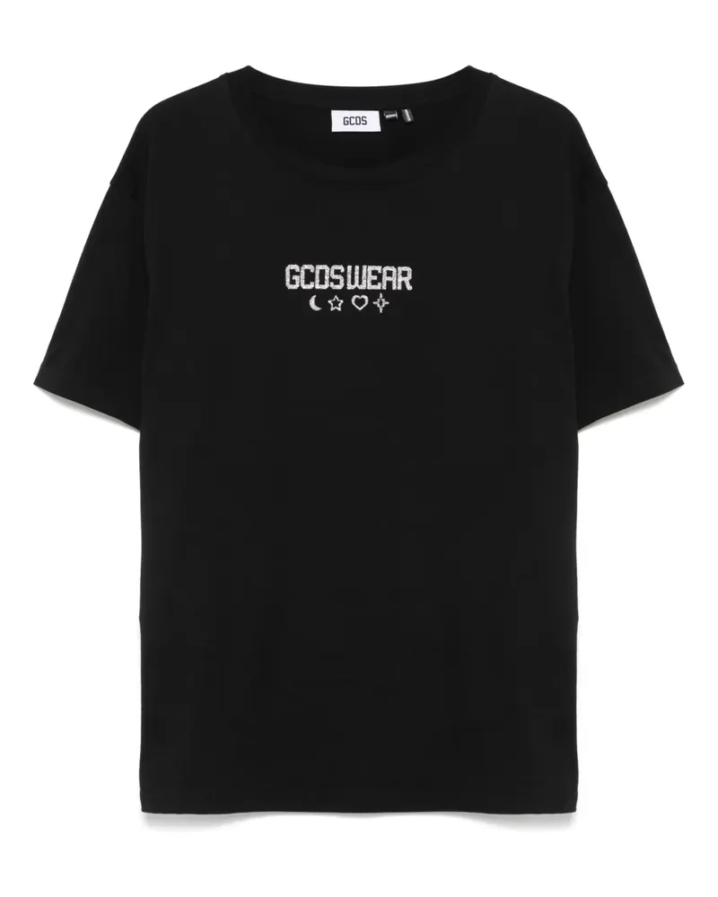 GCDS Lucky Charm T-Shirt - Schwarz Schwarz
