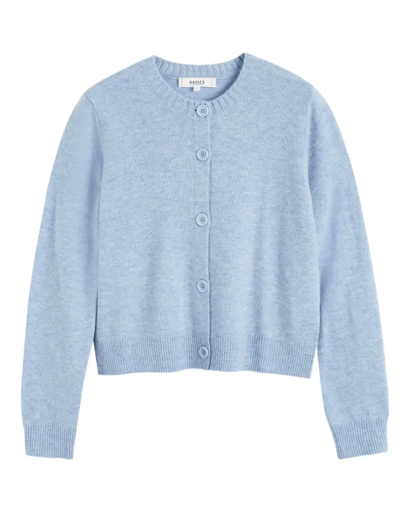 Chinti & Parker crew-neck button-up cardigan - Blau Blau