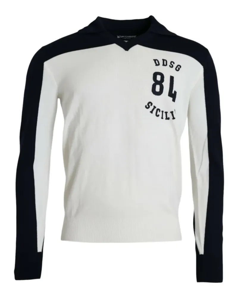 Dolce & Gabbana Sweatshirt mit grafischem Print - Weiß Weiß