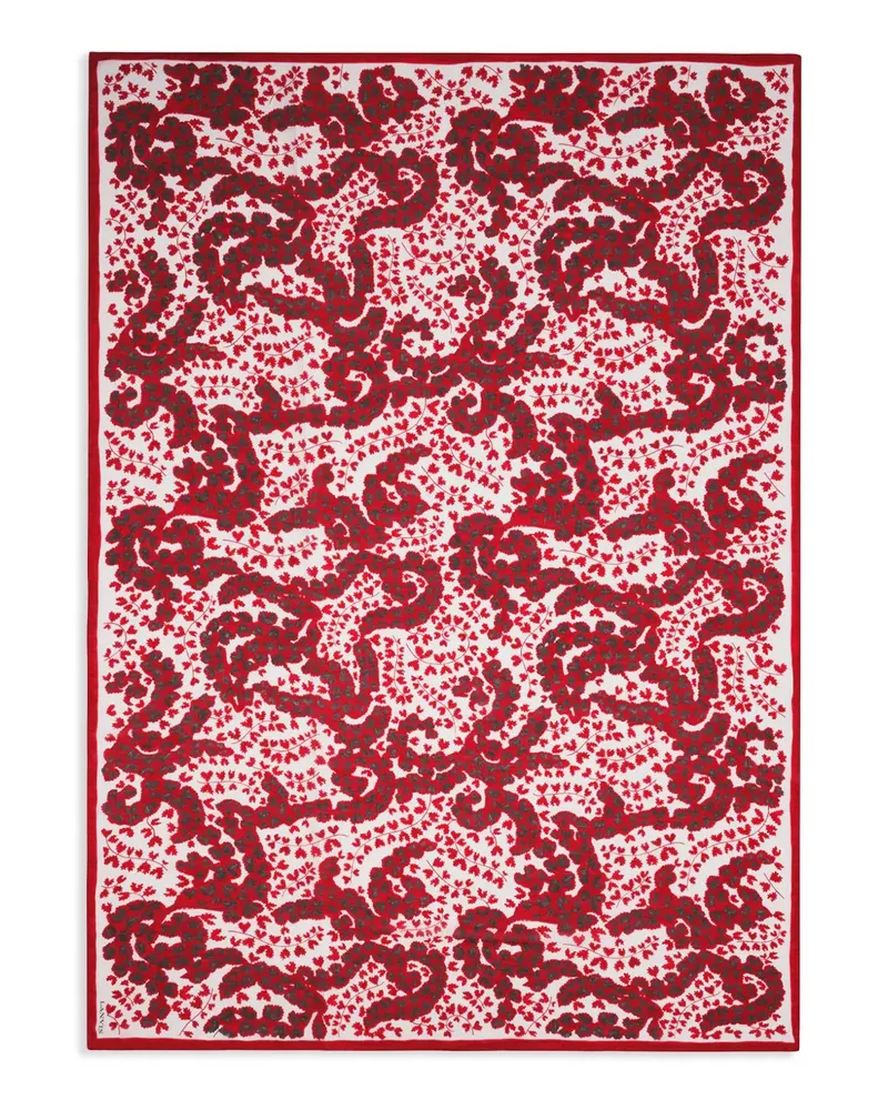 Lanvin Schal mit Print - Rot Rot