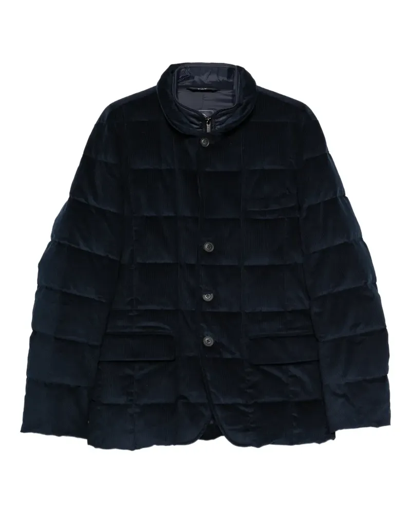 Fay Gesteppte Cordjacke - Blau Blau