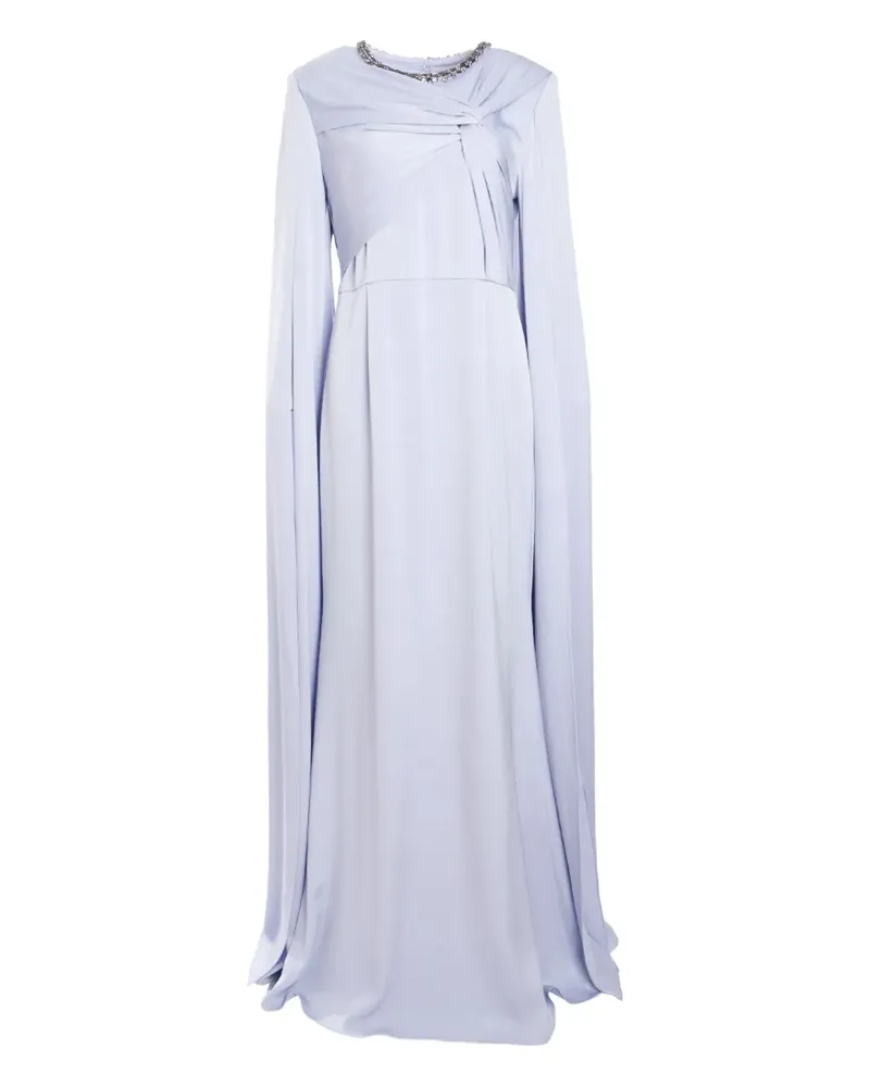 Roland Mouret Abendkleid mit Cape-Ärmeln - Violett Violett