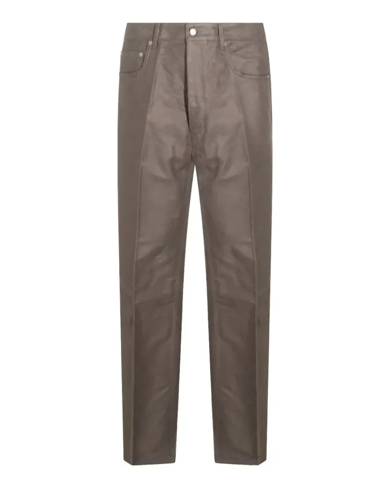 Rick Owens pressed-crease straight-leg trousers - Braun Braun