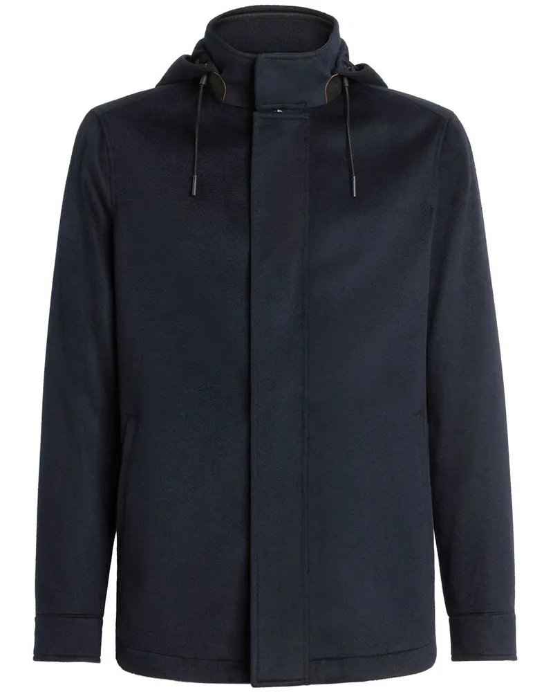 Ermenegildo Zegna Elements Cima Oasi Jacke aus Kaschmir - Blau Blau