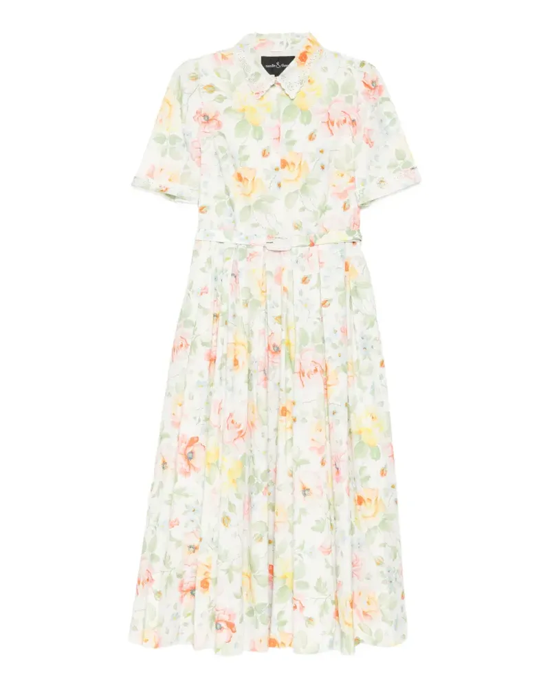 Needle & Thread Sienna Rose ballerina dress - Weiß Weiß