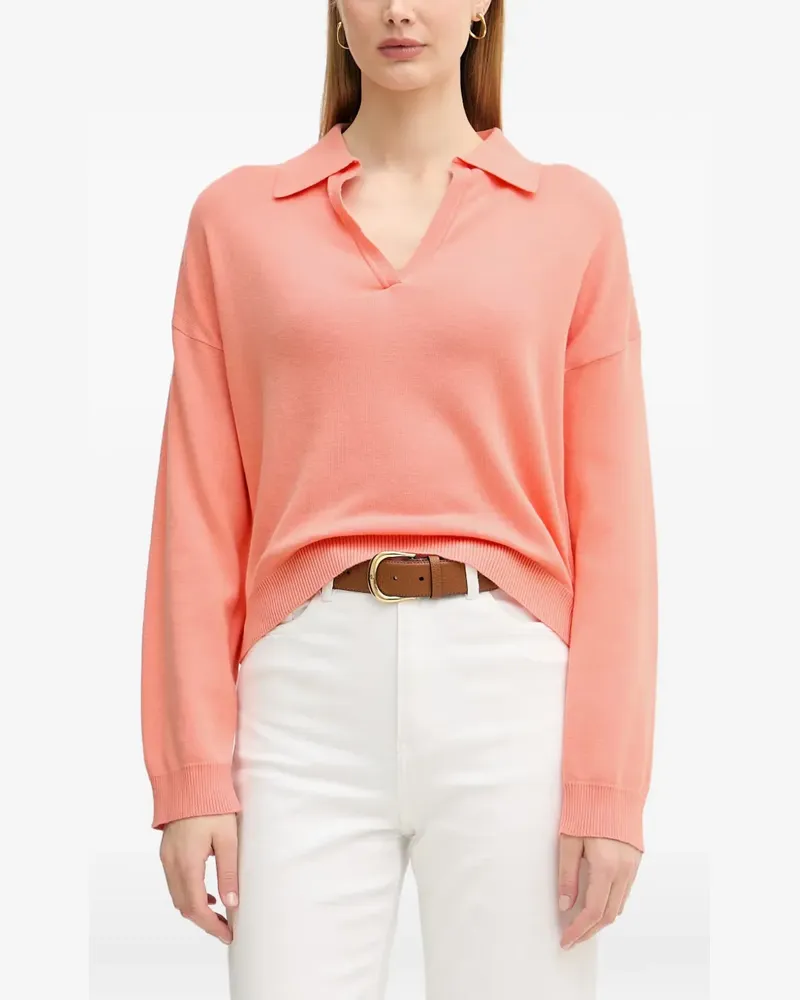 Benetton polo-collar sweater - Rosa Rosa