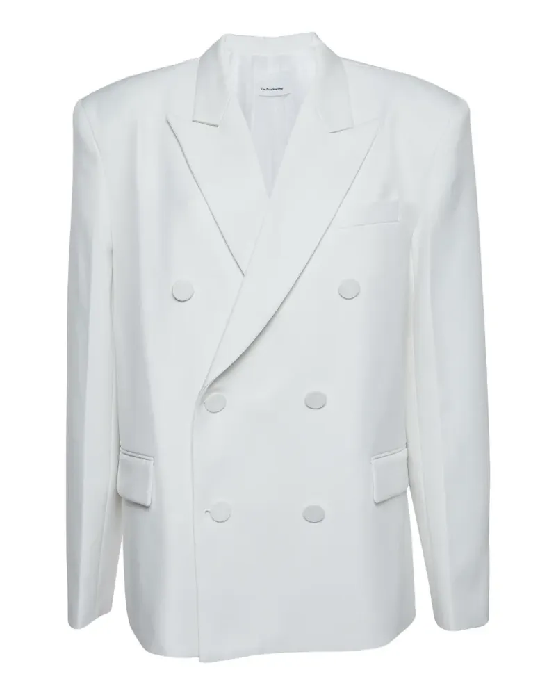 FRANKIE Shop double-breasted blazer - Weiß Weiß