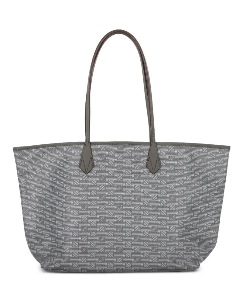 Moreau Paris Gemusterte Saint Tropez Schultertasche - Grau Grau