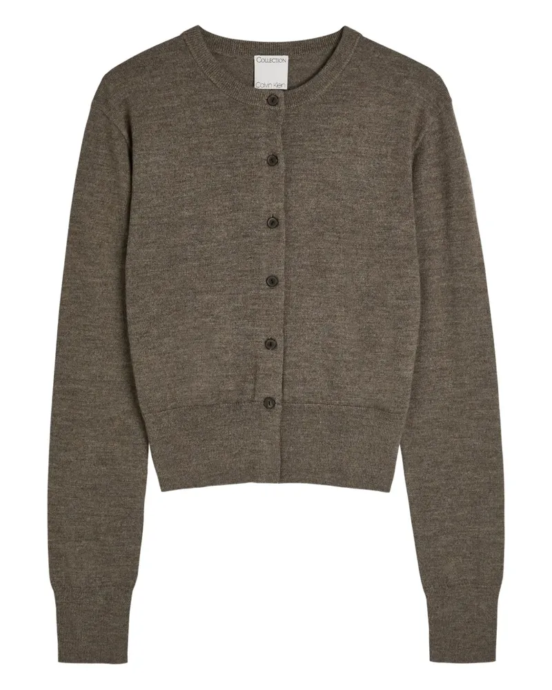 Calvin Klein Lila button cardigan - Braun Braun