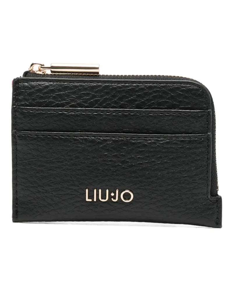 Liu Jo Kartenetui mit Reißverschluss - Schwarz Schwarz