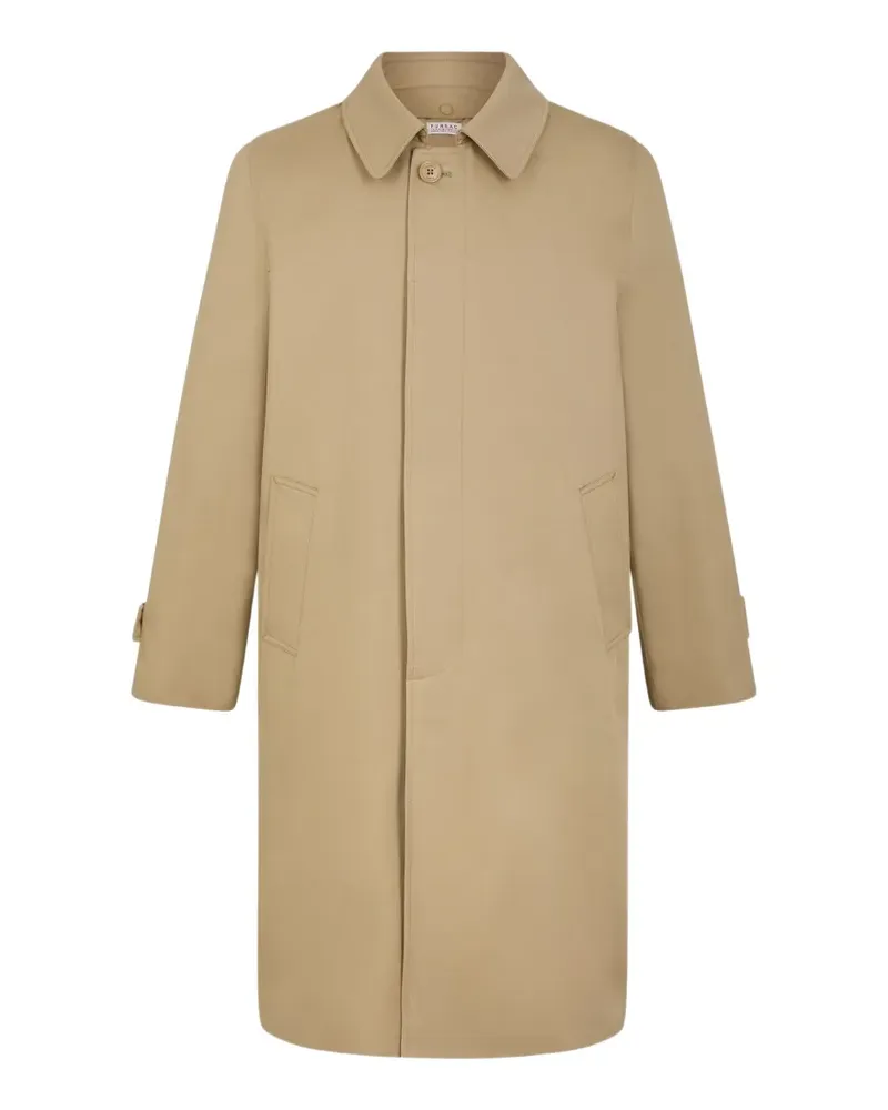 FURSAC button-fastening trench coat - Nude Nude