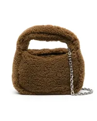 STAND Minnie Fur Handtasche Blau