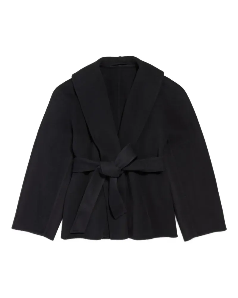 Balenciaga belted wrapped jacket - Schwarz Schwarz