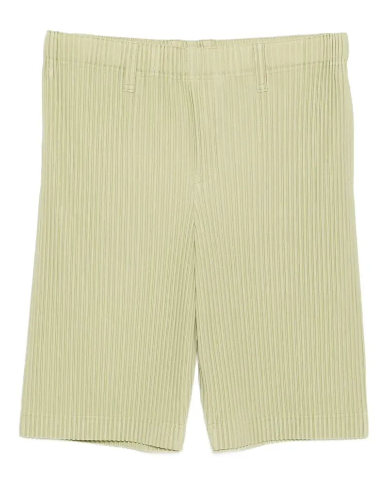Issey Miyake Shorts mit Bundfalten - Grün Grün
