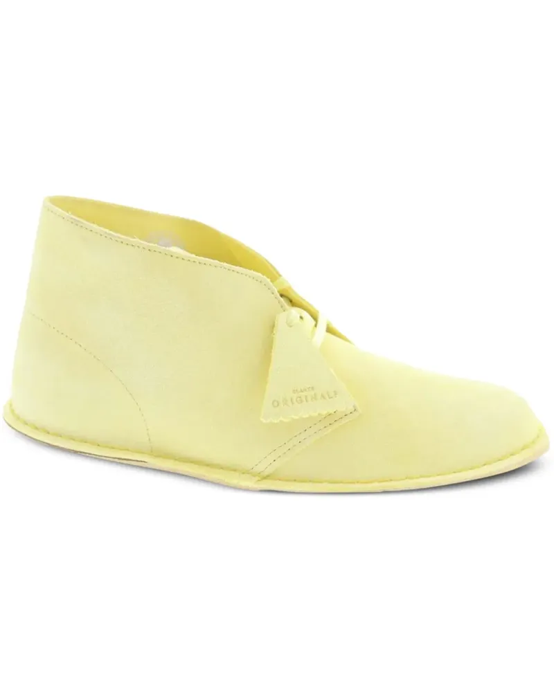 Clarks Desert-Boots aus Wildleder - Gelb Gelb