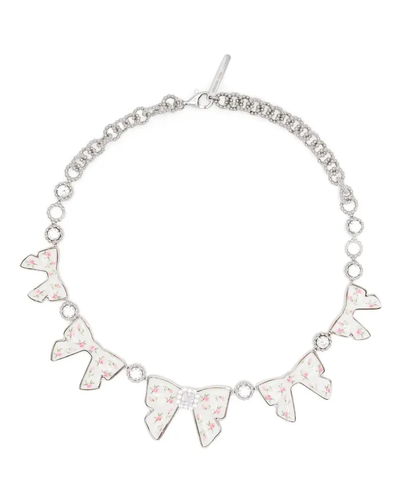 SHUSHU/TONG x YVMIN Halskette mit Schleife - Rosa Rosa